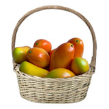 7 Frutas Artificiais Decorativas Qualidade Premium Atacado