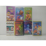 7 Vhs Filmes E Desenho Infantil . , Bom Estado.