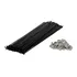 72 Raios E Niples P/ Bicicleta Aro 20 Bmx 185mmx 2.0mm Preto