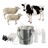 7l Máquina De Ordenha Para Cabras E Vacas Com Duas Alças