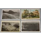 8 Cartoes Postais Antigos