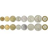 8 Coin Set From France | 5 10 20 Centimes 1/2 1 2 5 10 Francs | Sculpture | Plant | Marianne | People | Circulated 1960-2001