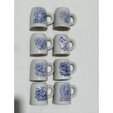 8 Mini Canecas Antigas