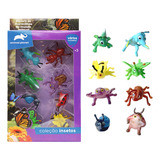 8 Miniaturas Insetos Brinquedos