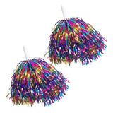 8 Pares Pompom Metalizado