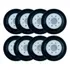 8 Rodas Hd Inline 80mm Preto branco Cubo Reforçado  
