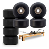 8 Rodas Reformer Com Rolamentos Carrinho Pilates