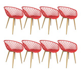8 Unid Cadeiras Jantar