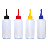 80 Frascos 100 Ml Ideal Para Tintas Com Bico Dosador