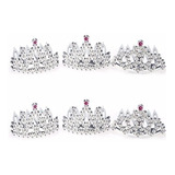80 Mini Coroa Princesa Pequena Modelos Variados