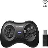 8bitdo M30 2.4g Wireless Gamepad For Sega Genesis Mini And Mega Drive Mini And Switch With 6-button Layout (black)