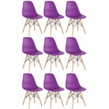 9 Cadeiras Eames Wood
