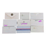9 Envelopes Antigos Papel