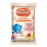 9 Snack Mucilon Meu Primeiro Lanchinho Sabor Morango Banana
