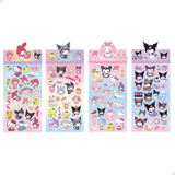 90 Adesivos Holográfico Fofo Turma Da Hello Kitty Sanrio