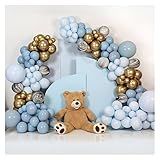 95pcs/conjunto Cinza Azul -balão Arco Kit De Casamento Balão De Casamento Decoração De Arco De Arco Decoração De Festa De Aniversário Decoração (color : Balloon Kit)