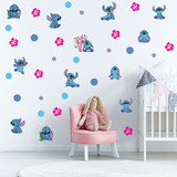 96 Adesivos De Parede Stitch Papel De Parede Infantil Decora