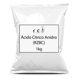 Ácido Cítrico Anidro 1kg - 100%