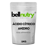 Ácido Cítrico Anidro 1kg - 100% Puro - Alimentício