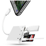 Adaptador Lightning Leitor Pendrive Carto Sd P iPhone iPad