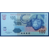 África Do Sul: Bela Cédula 100 Rand 2009 Fe Bufalo / Zebras