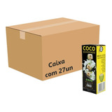 Água De Coco Esterilizada Quadrado Caixinha 200ml Cx 27un