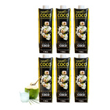 Água De Coco Quadrado 1 Litro C/ 6 Unidades Oferta Envio Ful