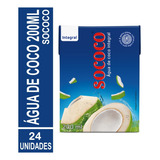 Água De Coco Sococo 200ml -