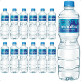Água Mineral Minalba Natural Sem Gás Garrafa 510ml Kit C/ 12