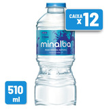 Água Mineral Minalba Sem Gás Pet 510ml Fardo C/ 12 Un