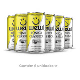 Água Tônica Clássica Orgânica Wewi Pack Com 6 Latas 269ml