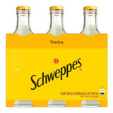 Água Tônica Schweppes Garrafa 250ml Com 6 Unidades