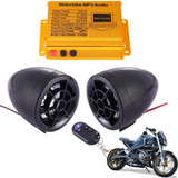 Alarme Para Moto E Caixa De Som Usb Mp3 Anti Furto R�dio Fm