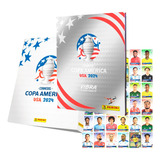 Album Copa Amrica Usa 2024 Box Premium Prata Completo