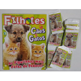 Álbum De Figurinhas Adesivas Filhotes Câes