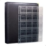 Álbum Fichário 30 Folhas 600 Moedas 32x24 Cobra Fosco Gf
