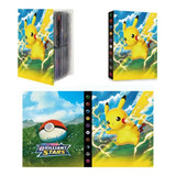 Álbum Fichário Pokémon Pikachu (240 Cards)