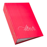 Álbum Fotografico 10x15/500 Fotos Vermelho Amor Love Namoro