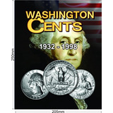 Álbum Moeda Eua Quarter Dollar 1932 A 1998 Washington