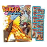Álbum Naruto Shippuden + 10 Pacotes Cromo - Panini