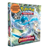 Álbum Pasta Fichário Pokemon + 10 Folhas + 06 Cards + Brinde