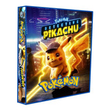 Álbum Pasta Fichário Pokemon Detetive Pikachu Capa Dura