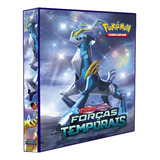 Álbum Pasta Fichário Pokemon Forças Temporais Capa Dura