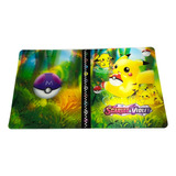 Álbum Pasta Pokémon Porta Cartas Pikachu