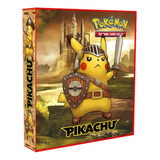 Álbum Pokémon Pasta Tipo Fichário Pikachu