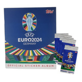 Álbum Uefa Euro 2024 + 60 Figurinhas-