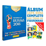 Álbum Copa Do Mundo 2018 Capa Dura Completo Para Colar