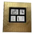 Álbum De Fotografias Gigante Luxo Para 600 Fotos 10x15cm Cor Dourado Crocodilo