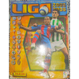 Álbum Livro Ilustrado Liga Espanhola 2005 2006 Incompleto