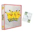 Álbum Pasta Fichário Pokemon Com 10 Folhas Pikachu Capa Dura